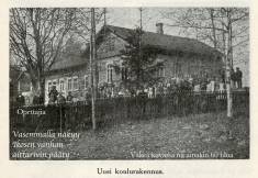 Aluskylän uusi koulu 19.09.1909