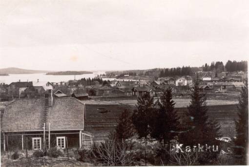 Palvialan kylä ennen vuotta 1922