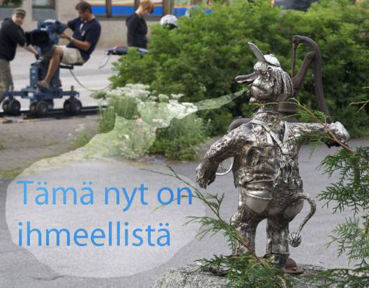 Karkussa filmataan lehmänvuotta