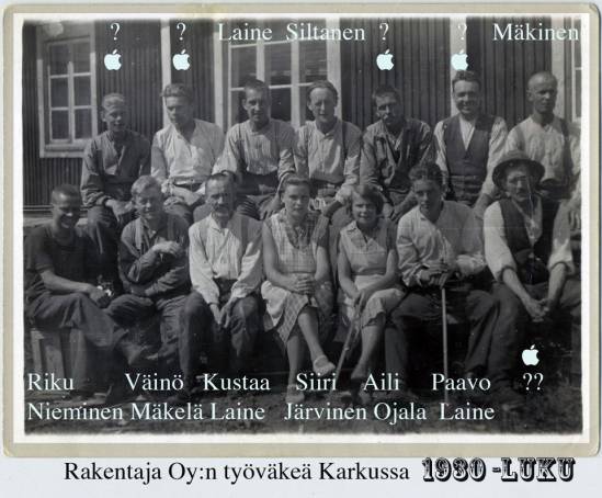 Rakentajan väkeä 1930-luvulla